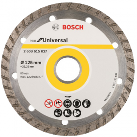 Disc diamantat universal Bosch Eco Turbo 125 mm - 2608615037