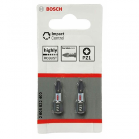 Set 2 biti Bosch Impact Control 25 mm PZ1 - 2608522400